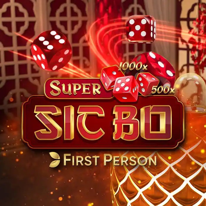 Super Sic Bo online game logo by Evolution on betriotgreece.com