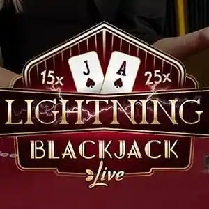 Enjoy Lightning Blackjack by Evolution – logo hosted on betriotgreece.com